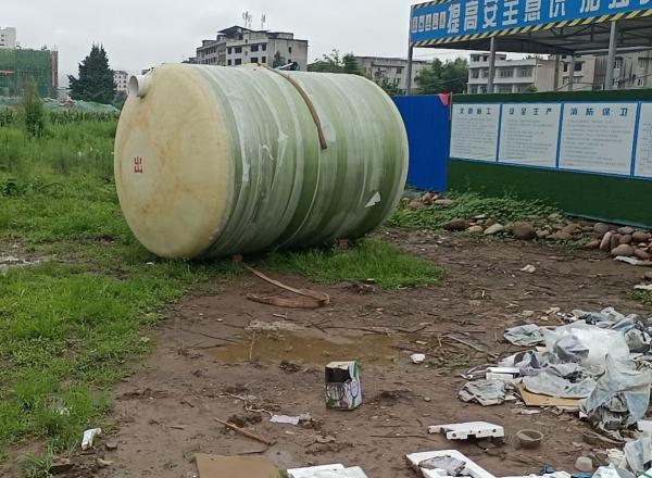 聊城遂宁船山区10立方玻璃钢化粪池项目